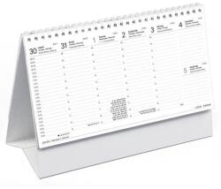 Toptimer Asztali naptár kép nélküli TOPTIMER T055 álló fehér lapos papír táblás 2026 (T550P-00P) - robbitairodaszer