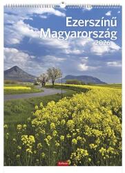 TopTimer Falinaptár TOPTIMER T093 310x420mm álló Ezerszínű Magyarország 2026 (T9300-07A) - robbitairodaszer