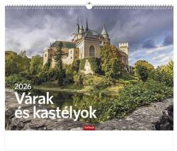 TopTimer Falinaptár TOPTIMER T093 420x310mm fekvő Várak és kastélyok 2026 (T9300-12F) - robbitairodaszer