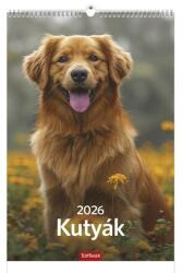 TopTimer Falinaptár TOPTIMER T094 220x330mm álló Kutyák 2026 (T9400-10A)