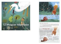 TopTimer Falinaptár TOPTIMER T098 290x580mm álló 12 Magyar népmese 2026 (T9800-12A) - robbitairodaszer