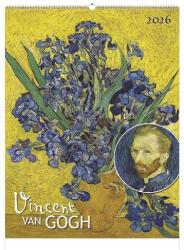 TopTimer Falinaptár TOPTIMER T096 420x560mm álló Vincent Van Gogh 2027 (T9600-03A) - robbitairodaszer