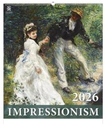 TopTimer Falinaptár TOPTIMER T096 420x560mm álló Impresszionisták 2026 (T9600-05A)