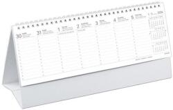 Toptimer Asztali naptár kép nélküli TOPTIMER T065 álló fehér lapos papír táblás 2026 (T650P-00P)