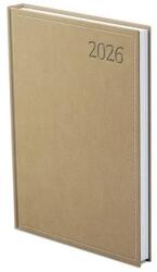 TopTimer Határidőnapló TOPTIMER Traditional T015 A/5 heti fehér lapos bézs 2026 (T015T-007)