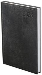 TopTimer Határidőnapló TOPTIMER Traditional T011 B/5 heti fehér lapos fekete 2026 (T011T-003) - robbitairodaszer