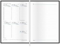 TopTimer Határidőnapló TOPTIMER Joy J015 A/5 heti fehér lapos Masni metál 2026 (T015J-219) - robbitairodaszer
