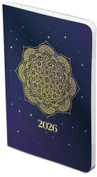 TopTimer Határidőnapló TOPTIMER Joy Flexi F012 B/6 heti fehér lapos Mandalás 2026 (T012F-004) - robbitairodaszer