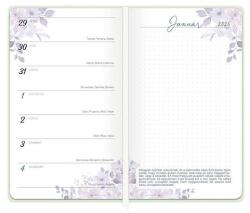 TopTimer Határidőnapló TOPTIMER "Csak nőknek" N018 A/5 heti fehér lapos Orchidea 2026 (N018J-004)