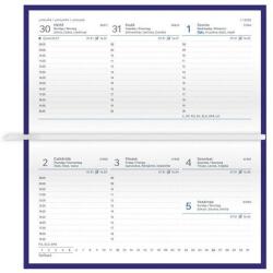 Toptimer Zsebnaptár TOPTIMER Traditional T030 fekvő fehér lapos kék 2027 (T030T-004) - robbitairodaszer
