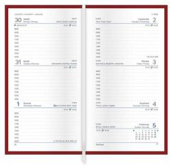 Toptimer Zsebnaptár TOPTIMER Traditional T035 álló fehér lapos bézs 2026 (T035T-007)