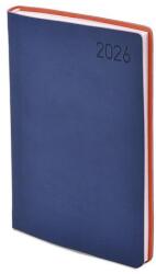 TopTimer Határidőnapló TOPTIMER Madeira M011 B/5 heti fehér lapos kék-narancs2026 (T011M-04N) - robbitairodaszer