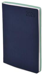 TopTimer Határidőnapló TOPTIMER Madeira M011 B/5 heti fehér lapos kék-türkiz 2026 (T011M-04T) - robbitairodaszer