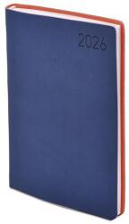 TopTimer Határidőnapló TOPTIMER Madeira M012 B/6 heti fehér lapos kék-nancs 2026 (T012M-04N) - robbitairodaszer