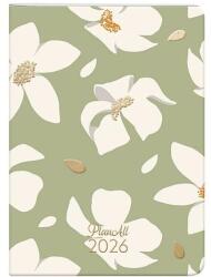 Planall Zsebnaptár PLANALL B/6 heti álló fehér lapos aranyozott Winter 2026 (21546) - robbitairodaszer