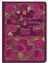 Planall Zsebnaptár PLANALL B/6 heti álló fehér lapos aranyozott Cardinal 2026 (21549) - robbitairodaszer