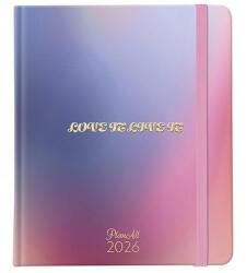 Planall Határidőnapló PLANALL New Classic B/5 heti keményfedelű gumis Live 2026 (21552) - robbitairodaszer