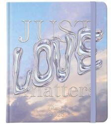 Planall Határidőnapló PLANALL New Classic B/5 heti keményfedelű gumis Love 2026 (21559) - robbitairodaszer