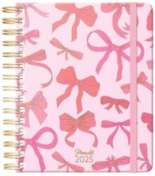 Planall Határidőnapló PLANALL Classic B/5 heti spirálos keményfedelű gumis Lilly 2026 (21533)