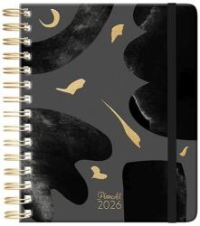 Planall Határidőnapló PLANALL Classic B/5 heti spirálos keményfedelű gumis Paint 2026 (21538) - robbitairodaszer