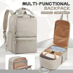 UTAZÓ HÁTIZSÁK -Khaki 40 X 25 X 20 CM (FT4829520-1-1-1)