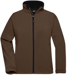 James & Nicholson (Daiber) Női softshell kabát JN137 - Barna | L (1-JN137-87267)
