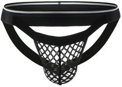 MenSexyWear Filinet Black - stílusos férfi jockstrap prémium anyagból
