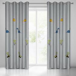 Takoy Gyerek sötétítő függöny DINO dinoszaurusz hímzéssel 140 x 250 cm