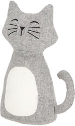 Esschert Design Macskás szövet ajtókitámasztó, szürke, 1, 3 kg (LH338-SZ)
