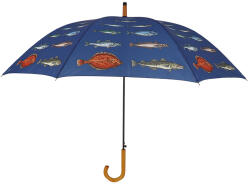 Esschert Design Halas esernyő, sötétkék, 120 cm átmérőjű (TP456)