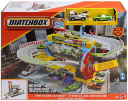 Mattel Matchbox: Set de pistă de spălătorie auto Spin Cyclone - Mattel (JGB68)
