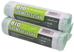 Fiorex Packaging Lebomló Szemeteszsák, PLA 450x450x0, 018 mm 10 db/tekercs, 10 liter