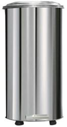  Pedálos tűzálló szemetes, ipari, fém, 70 l, ezüst (UVV12) - fiorex