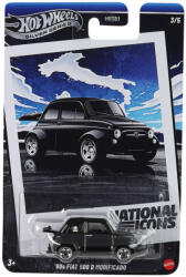 Mattel Hot Wheels: Mașinuță vintage Fiat 500 D Modificat din anii 60, scară 1/64 - Mattel (HRT81/JBY88)