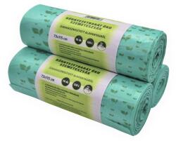 Fiorex Packaging ÖKO szemetes zsák zöld 730x1150mm 10 db/tekercs, 120 liter