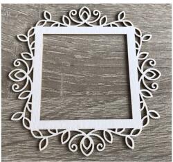  Fa díszítőelem keret - ornamentum - 1 db (Fa díszítőelem) - artmie - 390 Ft