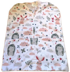  Ovis zsebes vállfazsák - 40x50 cm / süni - nyuszi mintás