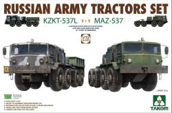 TAKOM Russian Army Tractors KZKT-537L & MAZ537 1+1 1: 72 (TAK5003)