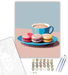  Édes Kávé Pillanatok - számfestő készlet