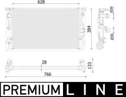 MAHLE Radiator, racire motor MAHLE BEHR *** PREMIUM LINE *** CR 2324 000P (CR 2324 000P)