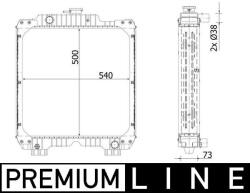MAHLE Radiator, racire motor MAHLE BEHR *** PREMIUM LINE *** CR 2295 000P (CR 2295 000P)