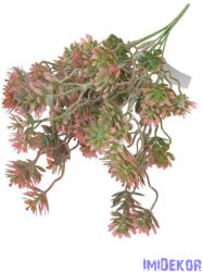  Műzöld díszítő csokor 37cm 3112 - Rózsaszín