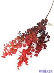  Őszi színátmenetes eukaliptusz ág 79cm - Piros