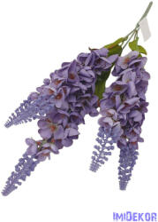  Gyűszűvirág 5 ágú selyem csokor 55cm - Lila