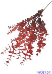  Őszi színátmenetes eukaliptusz ág 79cm - Bordó