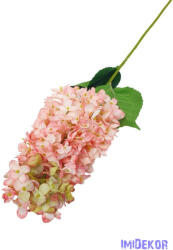  Bugás hortenzia szálas selyemvirág 80cm - Rózsaszín