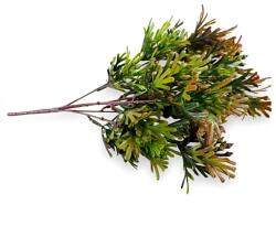  Mű kakukkmák csokor, barna-zöld. Hossza 33 cm