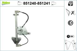 VALEO Mecanism actionare geam VALEO 851240 (851240) - automobilus