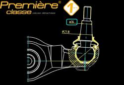 PREMIERE Brat, suspensie roata PREMIERE FDT. 519 (FDT.519)