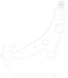 CTR Brat, suspensie roata CTR CQ0100L (CQ0100L) - automobilus